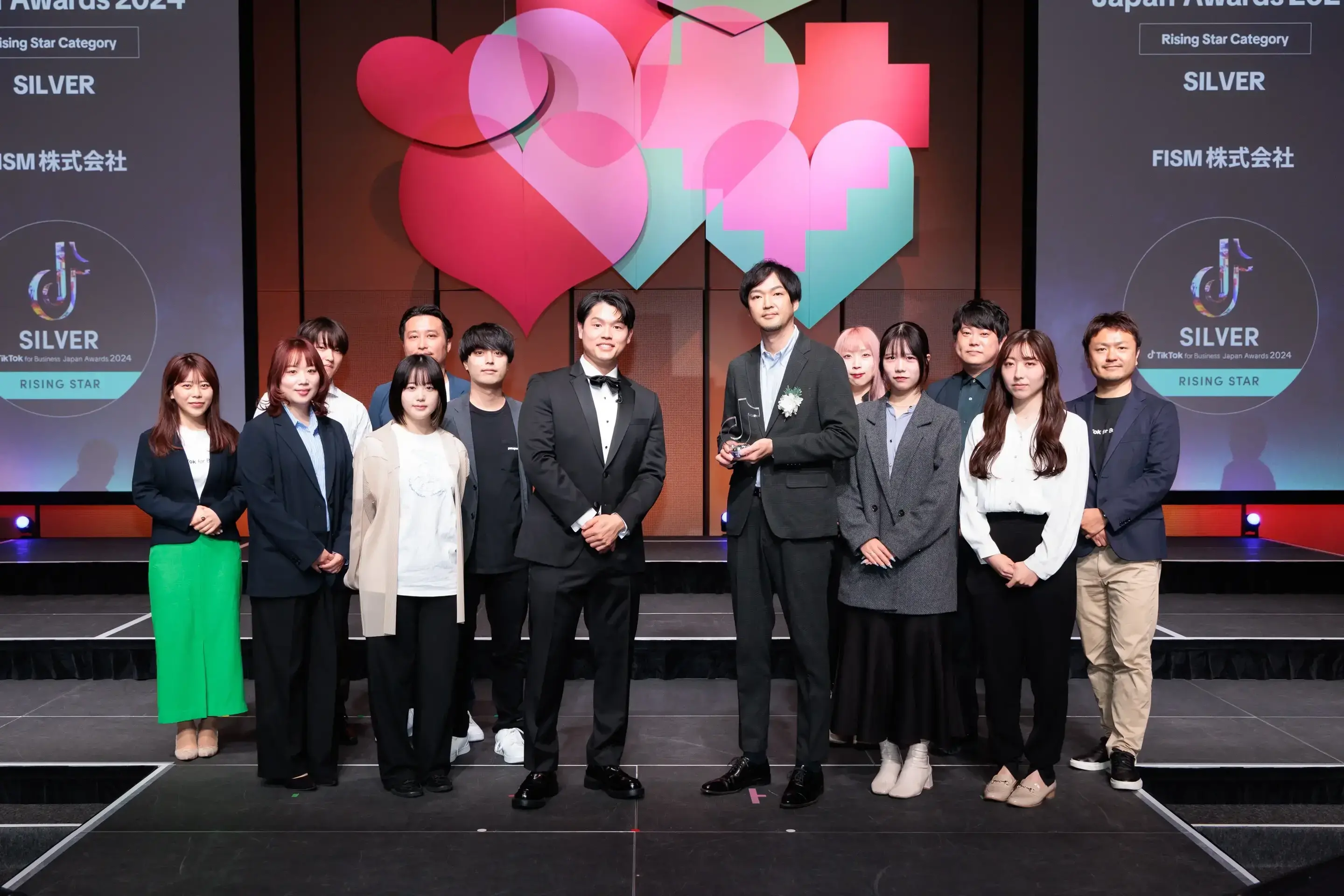 TikTok for Business Japan Awards 2024にて「Rising Star Category」Silver Awardを受賞 by FISM株式会社