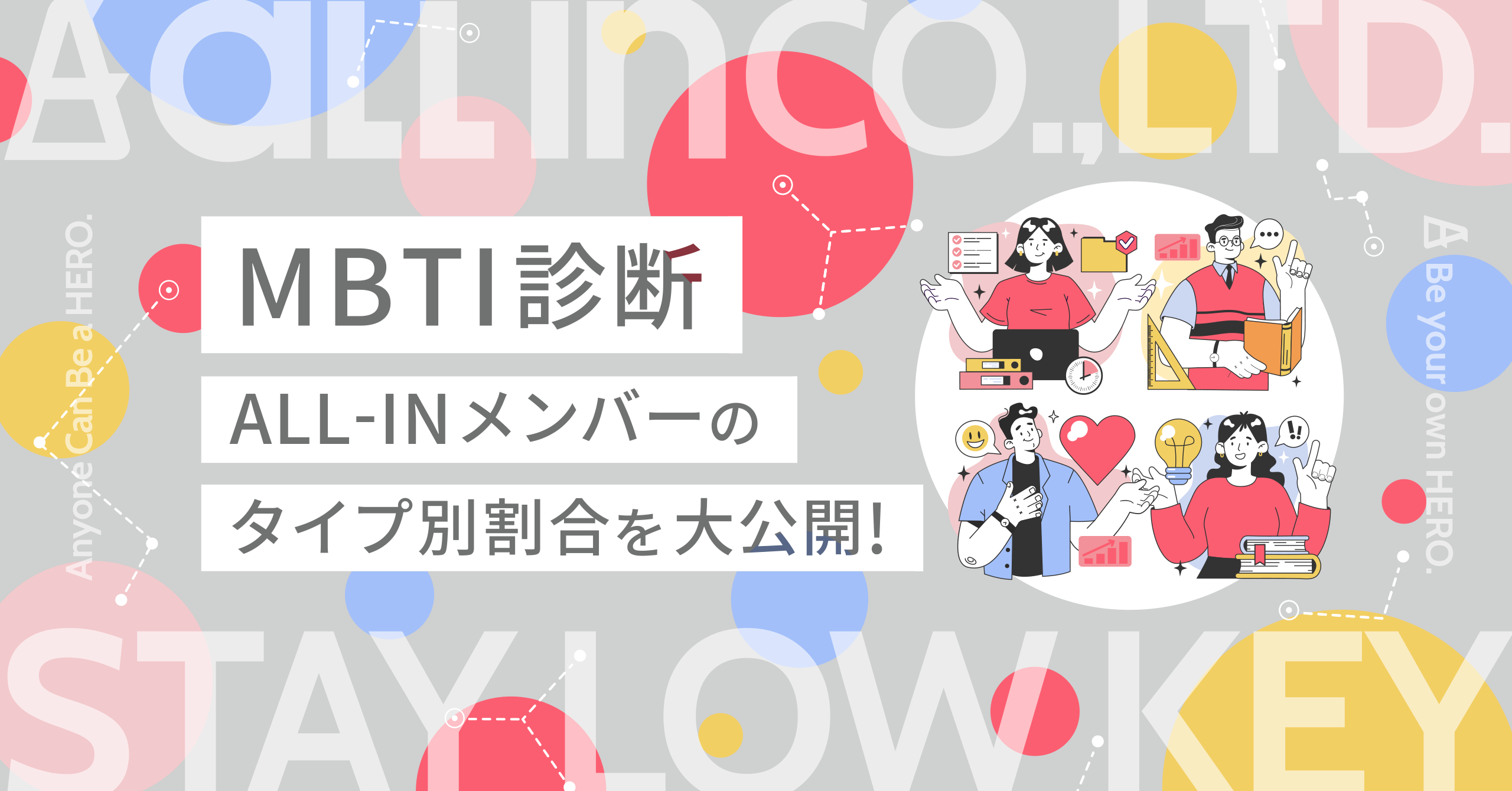 【MBTI診断】ALL-INメンバーのタイプ別割合を大公開！