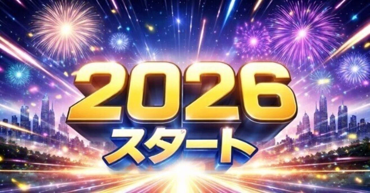 2026年スタート！今年こそ！と思う人へ
