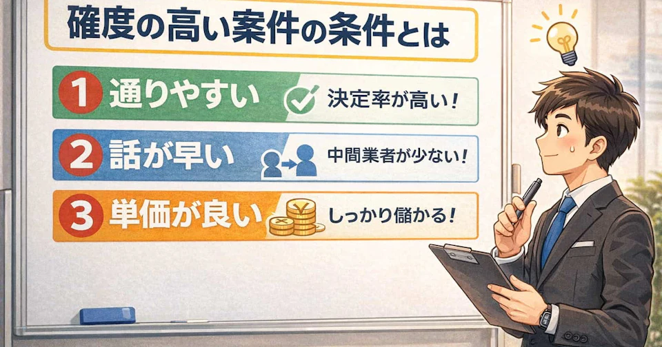 【決まりやすい案件とは】BAMVへ問い合わせを考えてるSES営業さんにアピールしてみる記事