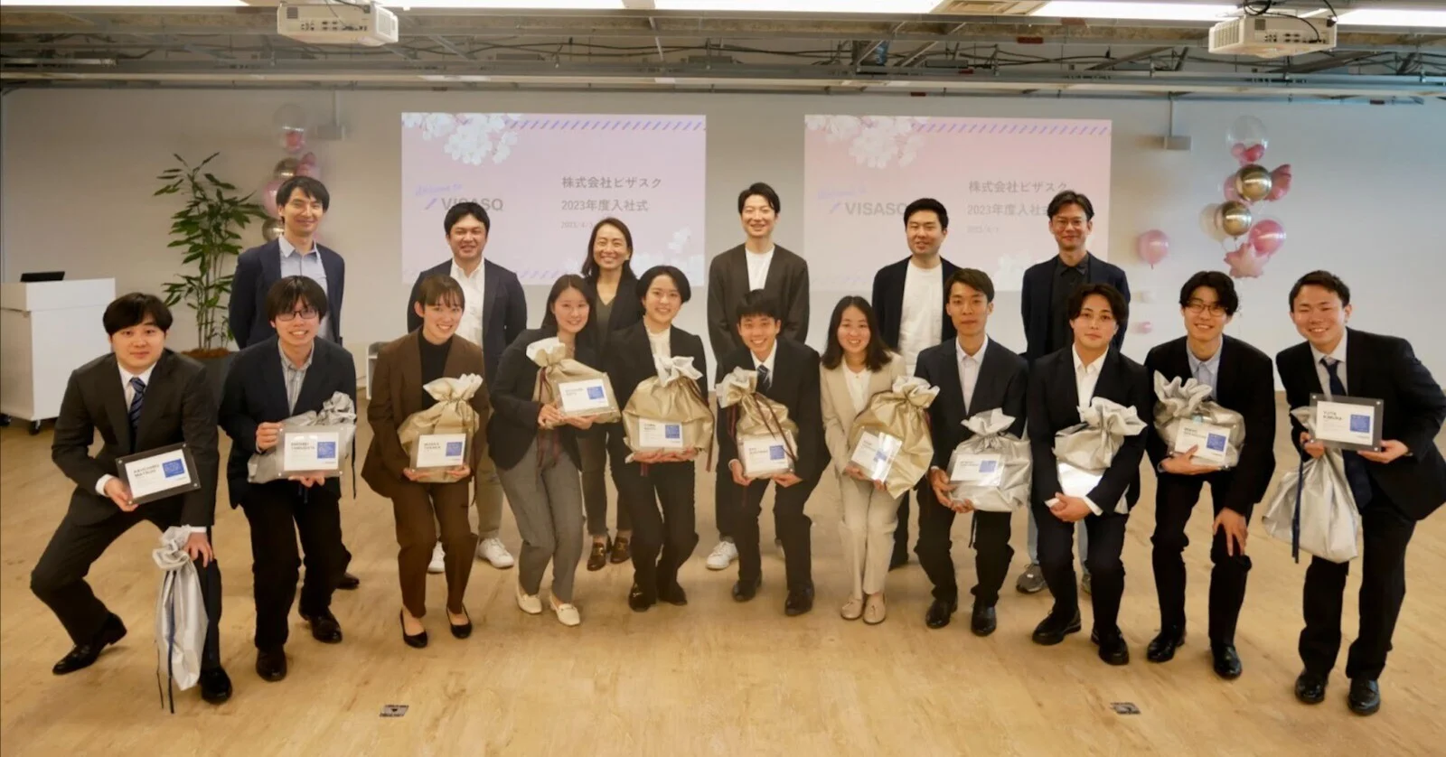 歓迎と変化の5期入社式！22卒から23卒へ「ビザスクらしさ」を伝えたい！