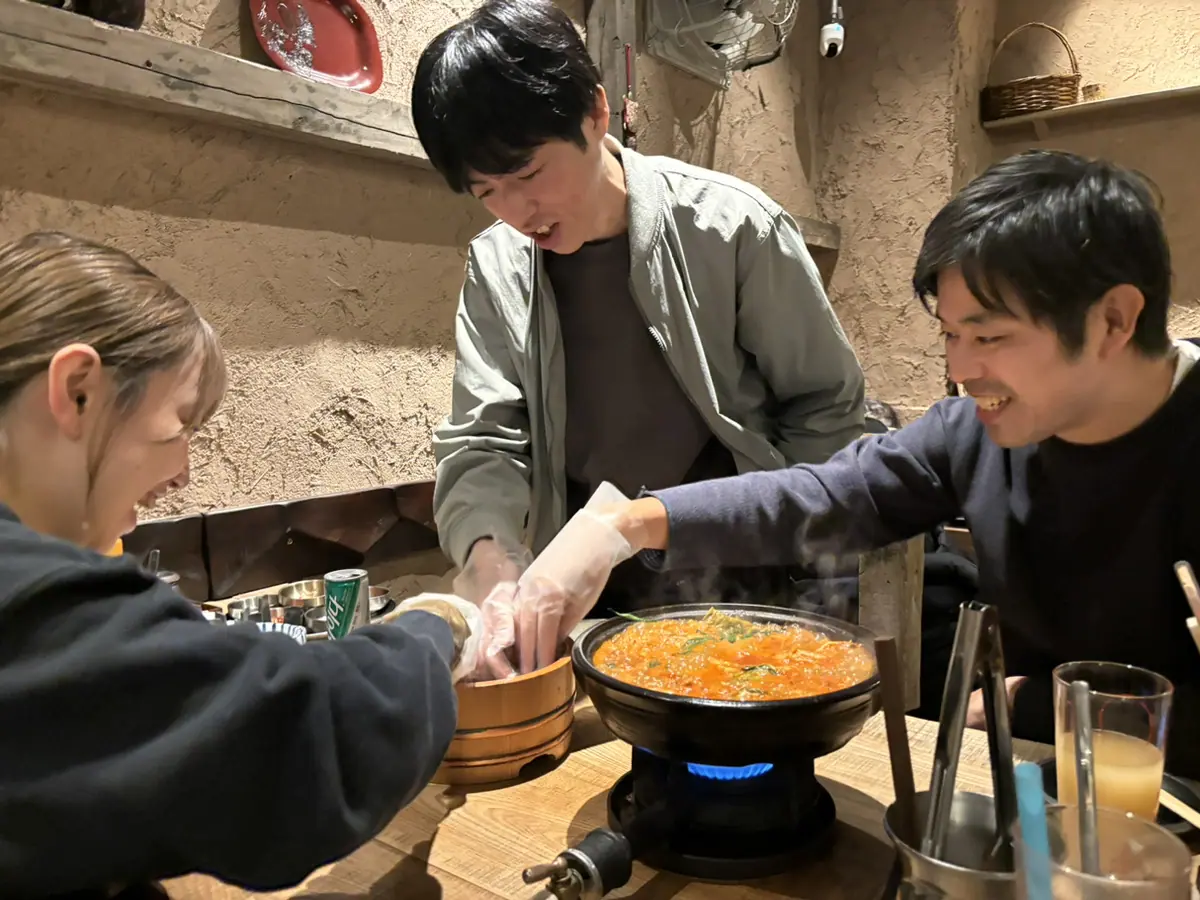 温泉道場ゼミ（韓国料理研究）で「生きダコ料理」を体験してきました