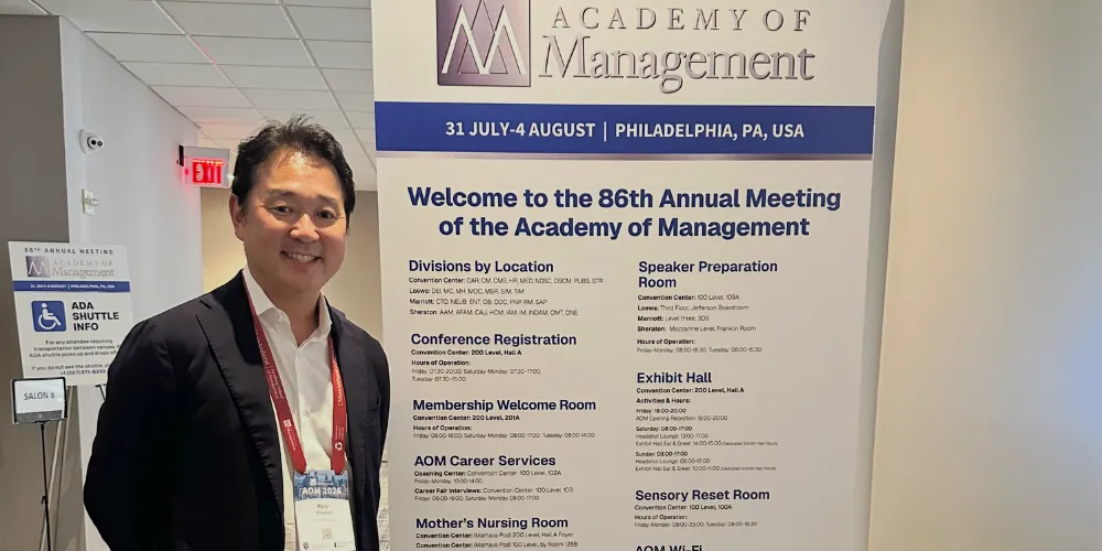 代表 宮脇の共著論文が、世界最大の経営学会Academy of Management 2026年次大会にてベストペーパーに選出されました！