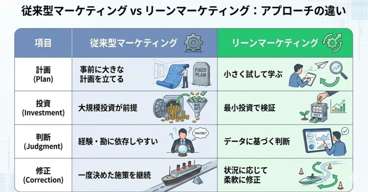 「リーンマーケティング」とは何か── 無駄を削ぎ、学習速度で勝つためのマーケティング手法