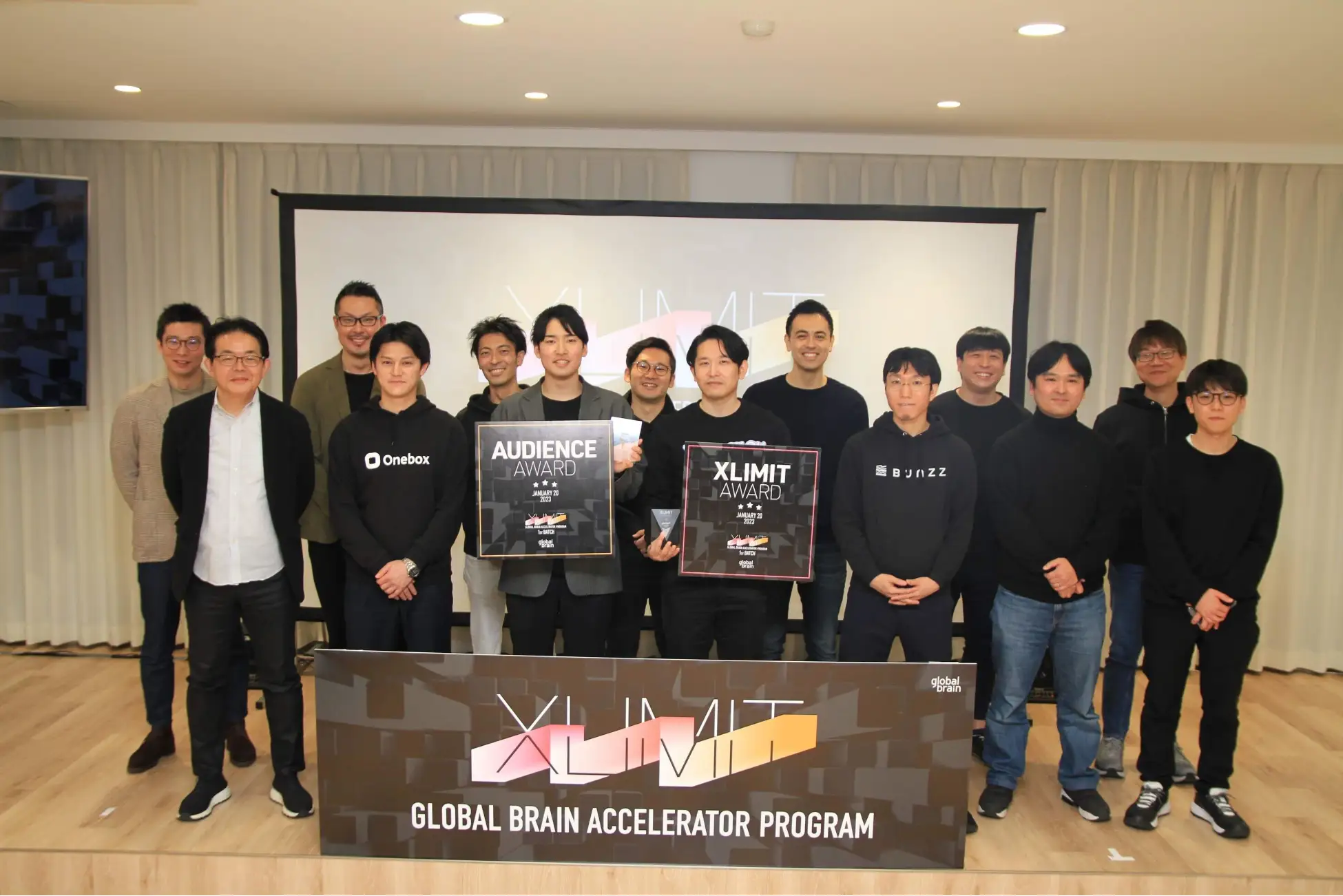 『LOCKON』がグローバル・ブレインさん主催のアクセラレータプログラム『XLIMIT』において100社以上の応募の中から優勝しました！